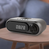 USB Interface Wireless Charger and Clock Radio BT Speaker_5