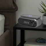 USB Interface Wireless Charger and Clock Radio BT Speaker_7