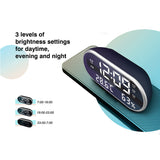 USB Plugged-in Digital LED Alarm Clock with USB Charging_15