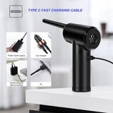 USB Charging Cordless Air Duster and Blower for Car and PC_2