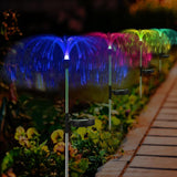 Solar Powered Fiber Optic Outdoor Decorative Fireworks Lights_9