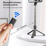 4-in-1 Universal Foldable Bluetooth Monopod- Battery Powered_6