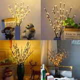 Battery Operated 20 LED Decorative Nordic Willow Branch Light_9