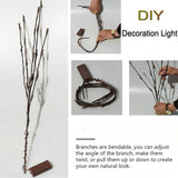 Battery Operated 20 LED Decorative Nordic Willow Branch Light_1