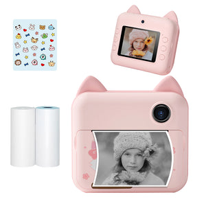 USB Rechargeable Children's Instant Thermal Print Toy Camera_0