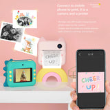 USB Rechargeable Children's Instant Thermal Print Toy Camera_2