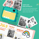 USB Rechargeable Children's Instant Thermal Print Toy Camera_8
