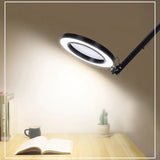 USB Interface Eye Protection LED Desk Magnifying Clip-on Lamp_6