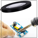 USB Interface Eye Protection LED Desk Magnifying Clip-on Lamp_7