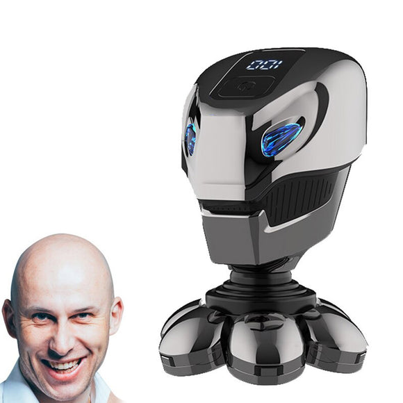 USB Rechargeable 7 Head Electric Shaver with LED Display_0
