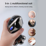 USB Rechargeable 7 Head Electric Shaver with LED Display_10