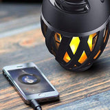 USB Charging Outdoor Bluetooth Speaker with LED Flame Light_11