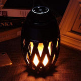 USB Charging Outdoor Bluetooth Speaker with LED Flame Light_12
