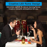 USB Charging Outdoor Bluetooth Speaker with LED Flame Light_3