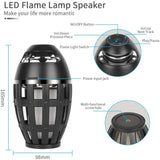 USB Charging Outdoor Bluetooth Speaker with LED Flame Light_5