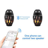 USB Charging Outdoor Bluetooth Speaker with LED Flame Light_13
