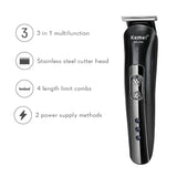 USB Rechargeable 3-in-1 Professional Grade Hair Trimming Kit_6