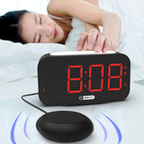 USB Plugged-in Digital Alarm Clock with Bed Vibrating Function_5