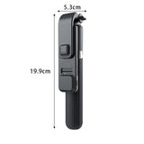 Universal Foldable BT Monopod with Fill Light- USB Charging_4