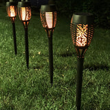 12 LED Light Solar Powered Flame Torch Decorative Light_8