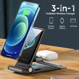 15W 3-in-1 Wireless Fast Charger for QI Devices- Type C Interface_9