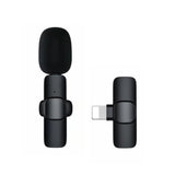 Rechargeable Wireless Mini Plugged-in Microphone Lapel with Clip_1