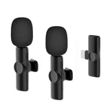 Rechargeable Wireless Mini Plugged-in Microphone Lapel with Clip_2