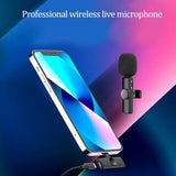 Rechargeable Wireless Mini Plugged-in Microphone Lapel with Clip_16