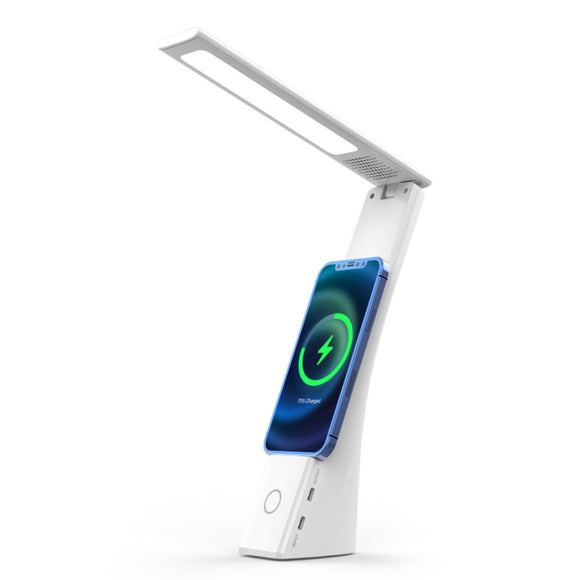 3-in-1 Desk Lamp Alarm Clock and Wireless Charger- Type C_0