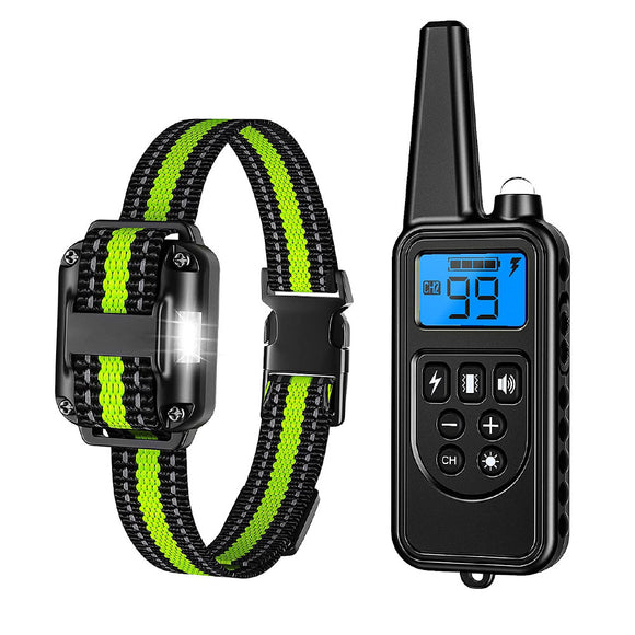 USB Charging Electric Vibrating Buzzing Pet Training Collar_0