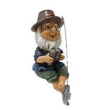 Full Colored Garden Resin Fishing Decorative Garden Gnome_1