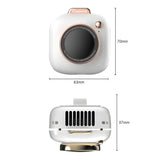 USB Charging Camera Design Portable Mini Clip on Neck Fan_5