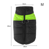 Warm Up Zip Up Padded Dog Jacket with Dual Ring Leash_43