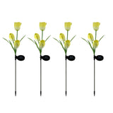 Solar Powered Tulip Flower Outdoor Garden Decoration_11