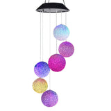 Solar Powered Outdoor Garden Decorative Wind Chime_1