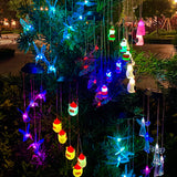 Solar Powered Outdoor Garden Decorative Wind Chime_4