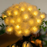 Solar Powered LED Dandelion Flower Pompom Lights_15