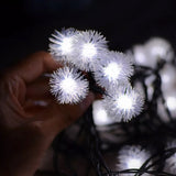 Solar Powered LED Dandelion Flower Pompom Lights_16