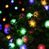 Solar Powered LED Dandelion Flower Pompom Lights_17