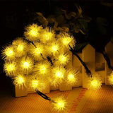 Solar Powered LED Dandelion Flower Pompom Lights_18
