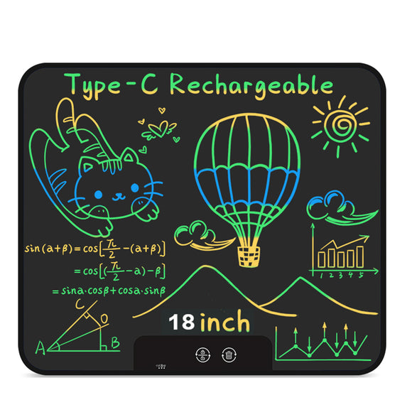 USB Rechargeable LCD Kid’s Writing and Drawing Tablet_15