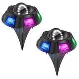 Solar Powered Outdoor LED Stake Ground Garden Lights_2