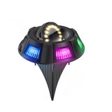 Solar Powered Outdoor LED Stake Ground Garden Lights_5