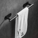 4 pc Set Stainless Steel Wall Mounted Bathroom Hardware Set_9