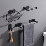 4 pc Set Stainless Steel Wall Mounted Bathroom Hardware Set_2