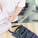 Roll-up Canvass Storage Bag Small Tools Organizer Pouch_16