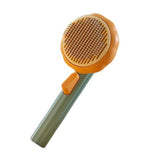 Pet Self Cleaning Slicker Pumpkin Brush Pets Grooming Tool_0
