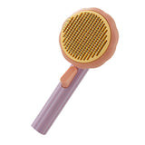 Pet Self Cleaning Slicker Pumpkin Brush Pets Grooming Tool_1