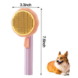 Pet Self Cleaning Slicker Pumpkin Brush Pets Grooming Tool_4
