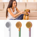 Pet Self Cleaning Slicker Pumpkin Brush Pets Grooming Tool_6
